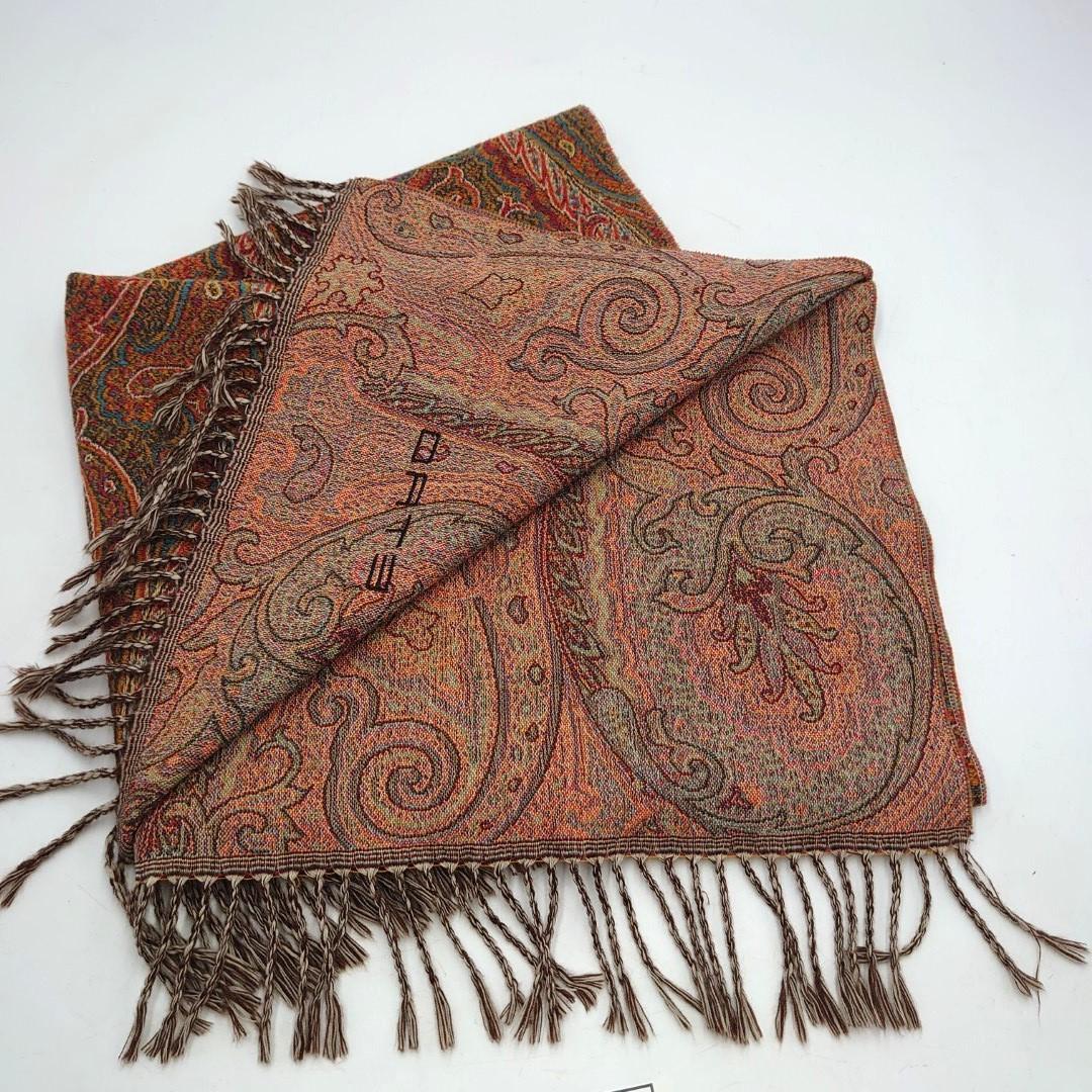 エトロ ひざ掛け ウール100% ペイズリー柄 FGV1001300 ETRO - メルカリ