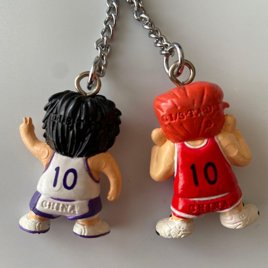 桜木花道＆清田信長 スラムダンク コミカルダブルキーホルダー 当時物