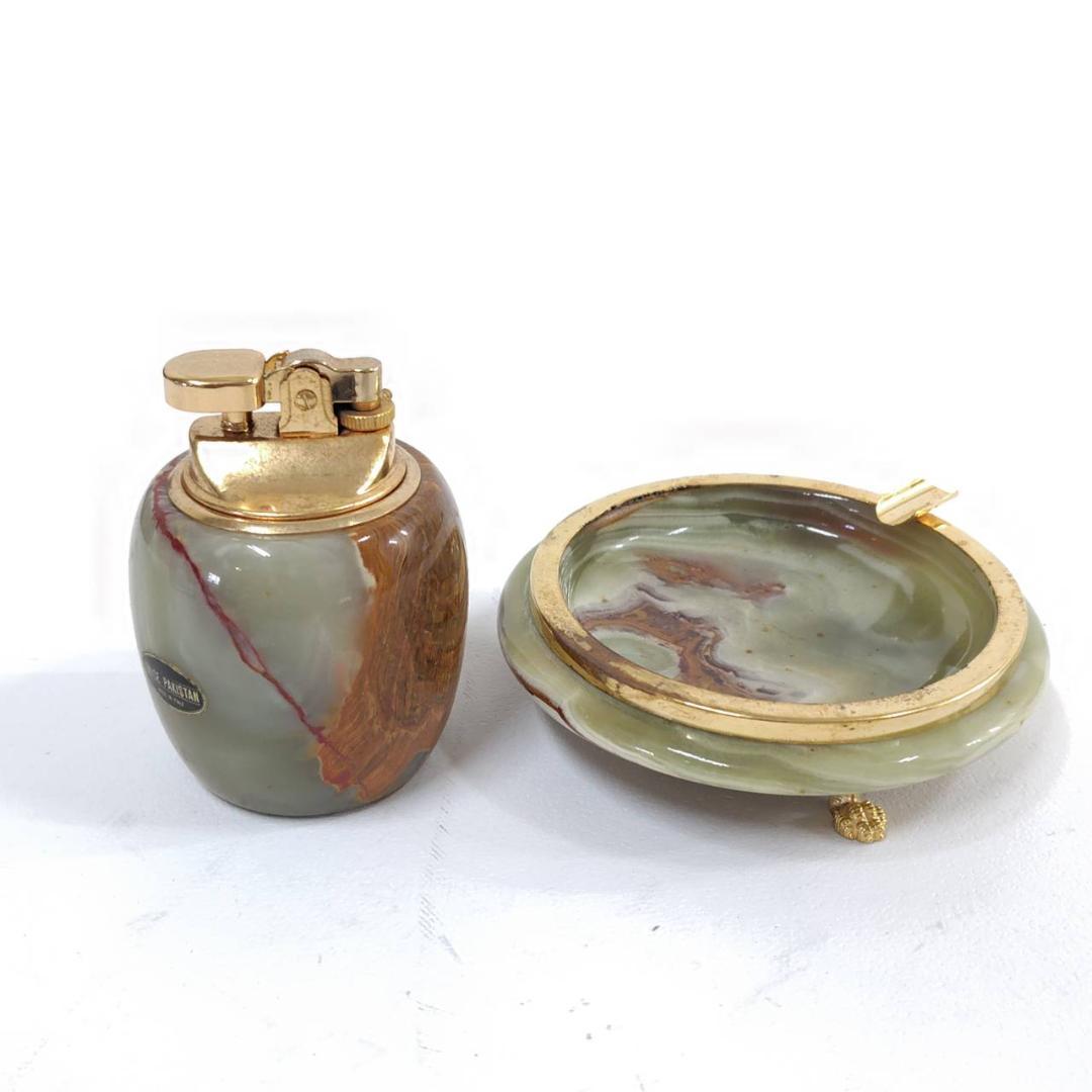 イタリア製 大理石 卓上ライター 灰皿 セット 昭和レトロ MH046 - メルカリ