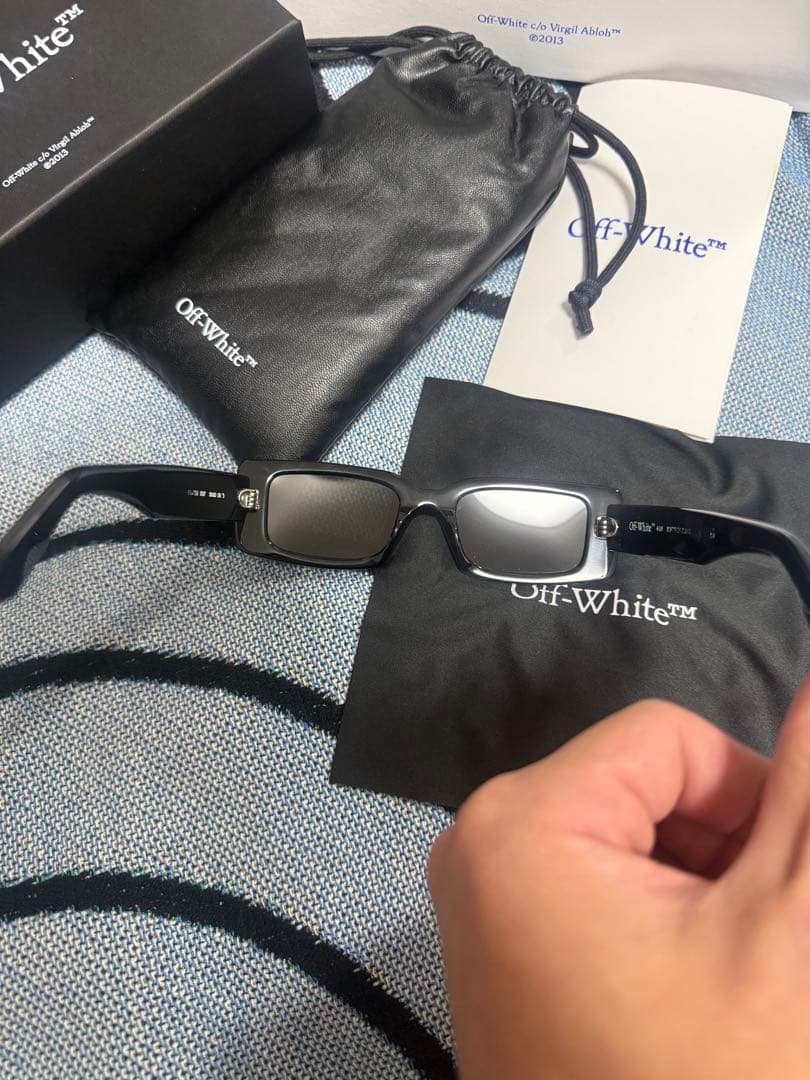 公式廃盤】Off-WhiteARTHURSUNGLASSESスクエアサングラス