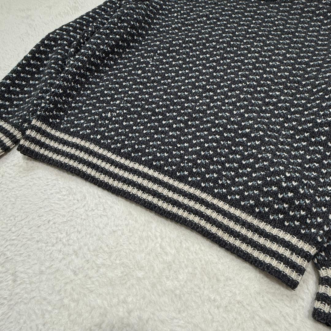 希少カラー L.L.Bean ラムズウール バーズアイ ニット セーター