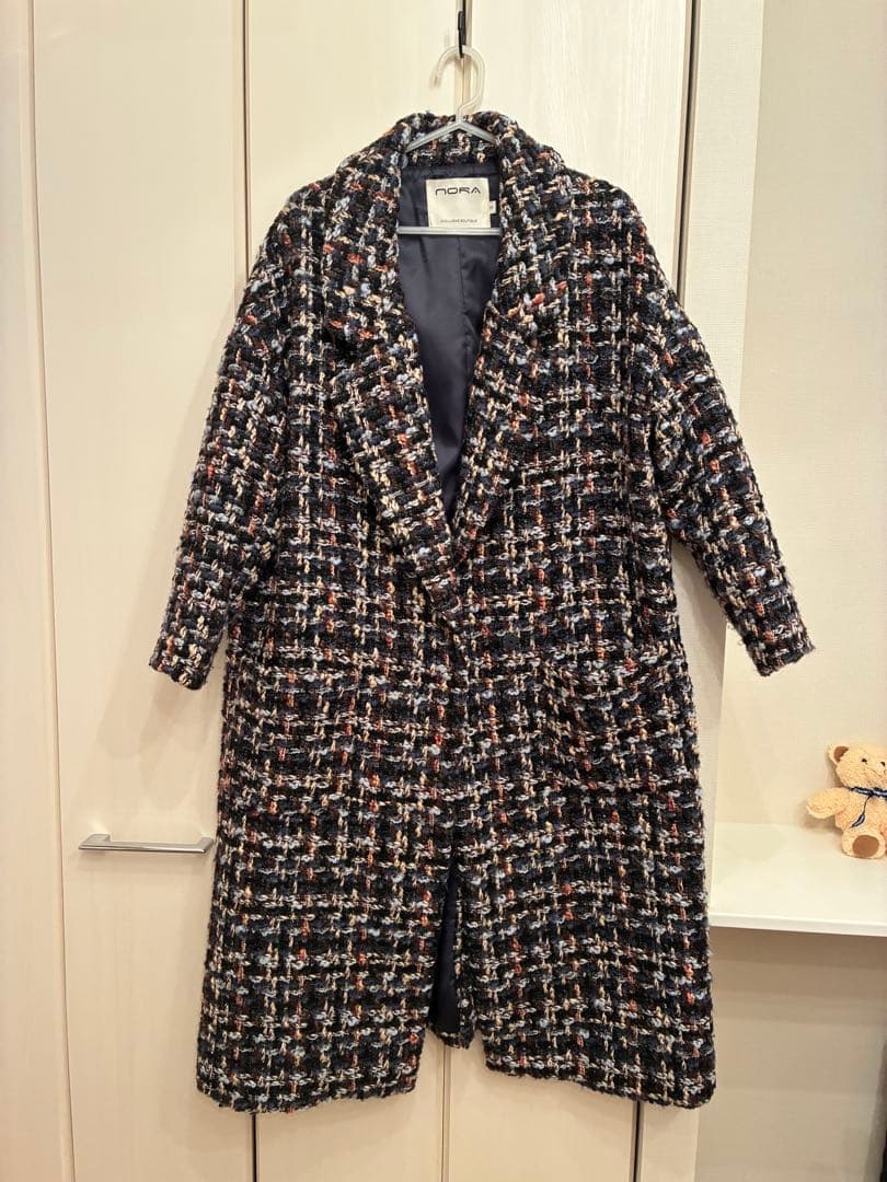 birthdaybash ツイードロングコート - メルカリ