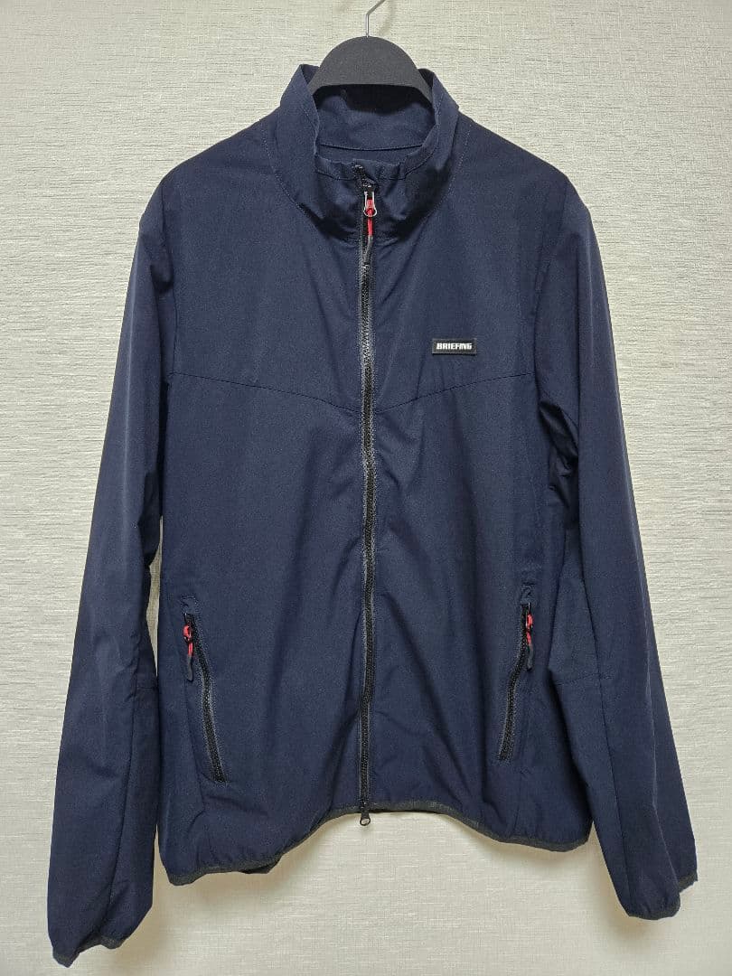 BRIEFING GOLF ブリーフィング ブルゾン L ネイビー ブリーフィング（BRIEFING）（メンズ）ゴルフウェア アウター 撥水