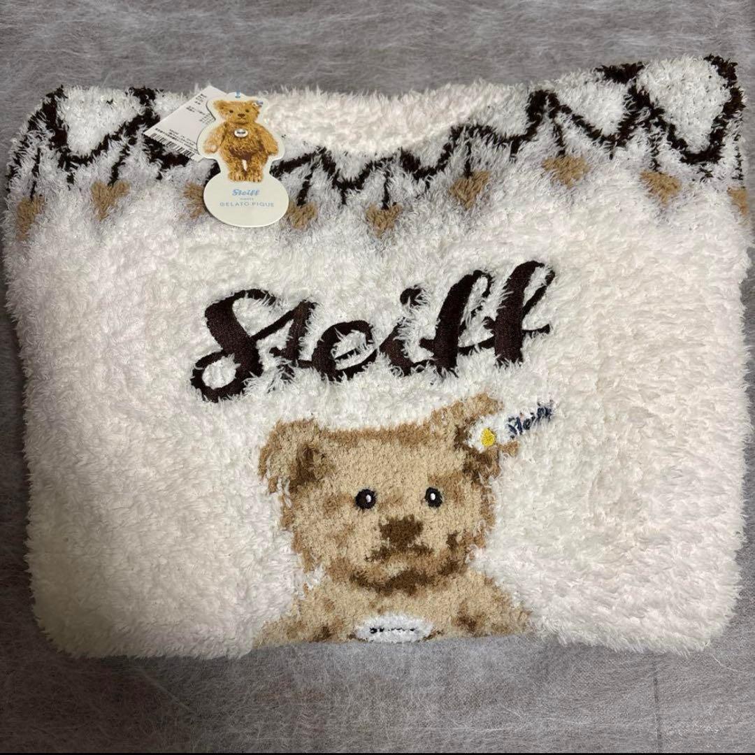 ジェラートピケ シュタイフ コラボ フェアアイル柄 カーディガン新品