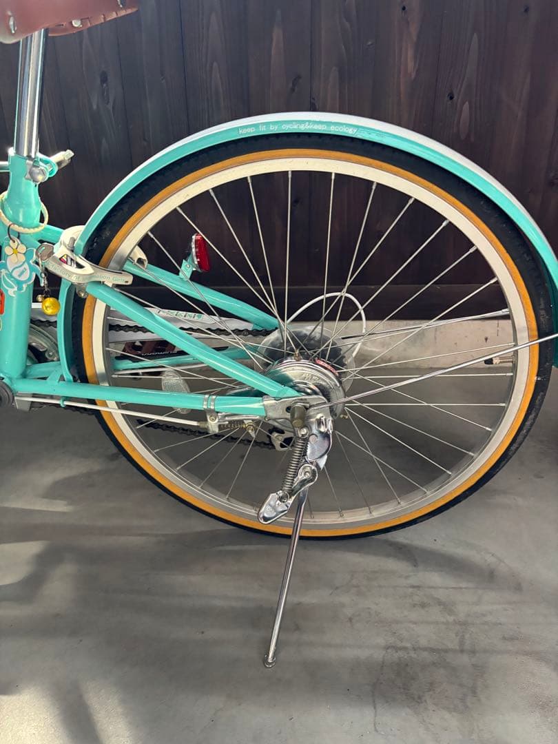 子供用自転車 24インチ マハロ ライトグリーン イオンバイク maharo