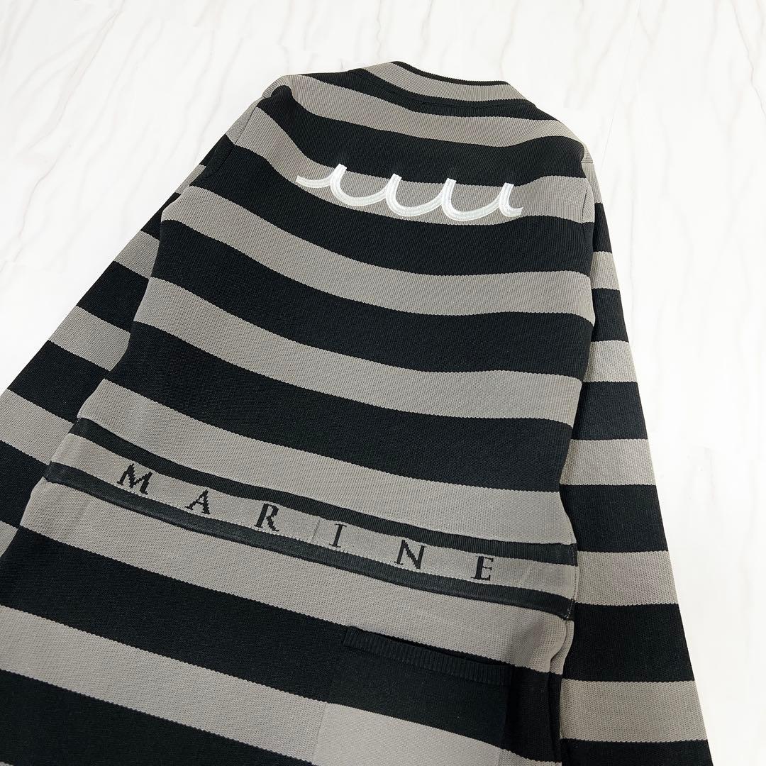 《美品》muta MARINE GOLF ボーダーニットワンピース ゴルフウエア