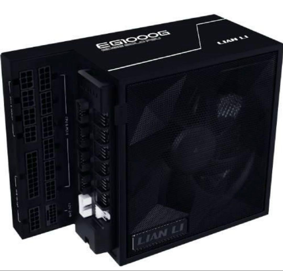 LIAN LI LL-EDGE GOLD 1000W HUB BK [ブラック] Lian Li Edge 1000W Full Modular PSU Gold ATX 3.0, 3.1 PCIE 5.1 L