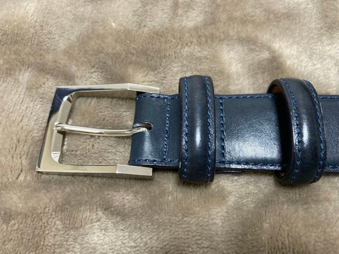 Guild of crafts ギルド・オブ・クラフツ レザーベルト ネイビー