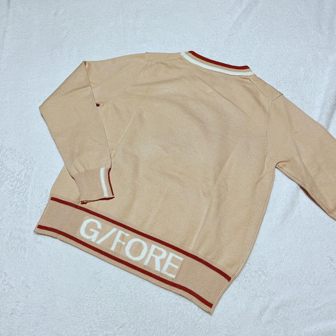新品 G/FORE ジーフォア ゴルフ セーター ベージュ L レディース