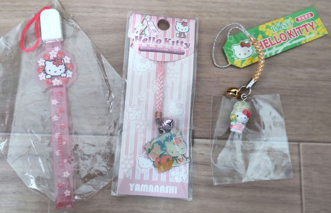 ☆未使用☆ハローキティ ストラップセット6点セット - メルカリ