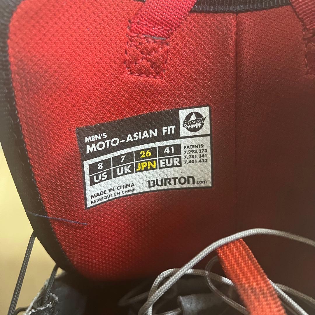 【即日発送】BURTON スノボブーツMOTO-ASIAN FIT 26.0cm