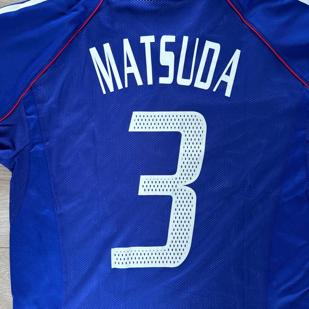 adidas サッカー日本代表 松田直樹 オーセンティック ユニフォーム M