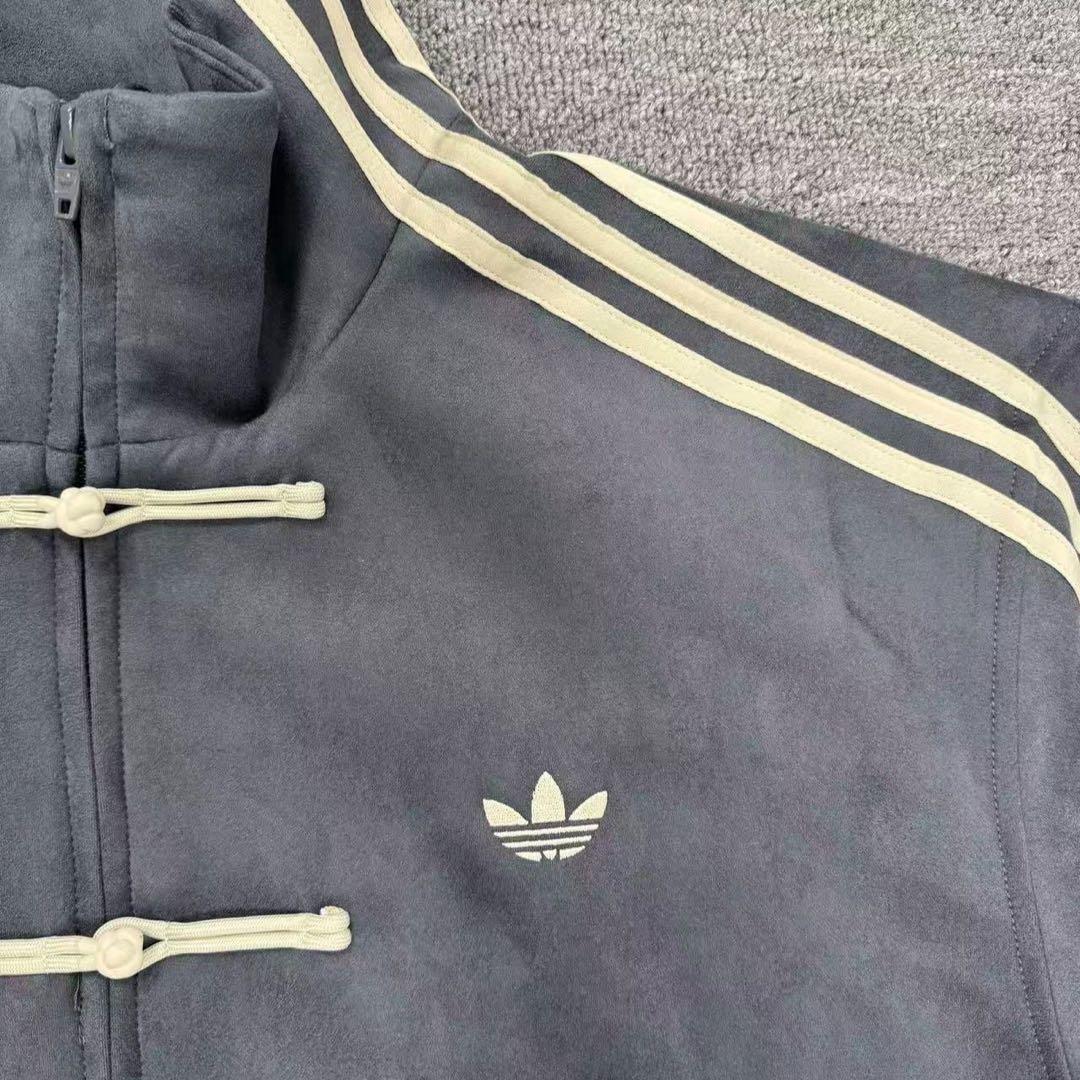 adidasアディダス 中国限定 蛇年トラックジャケット ダークグレーS