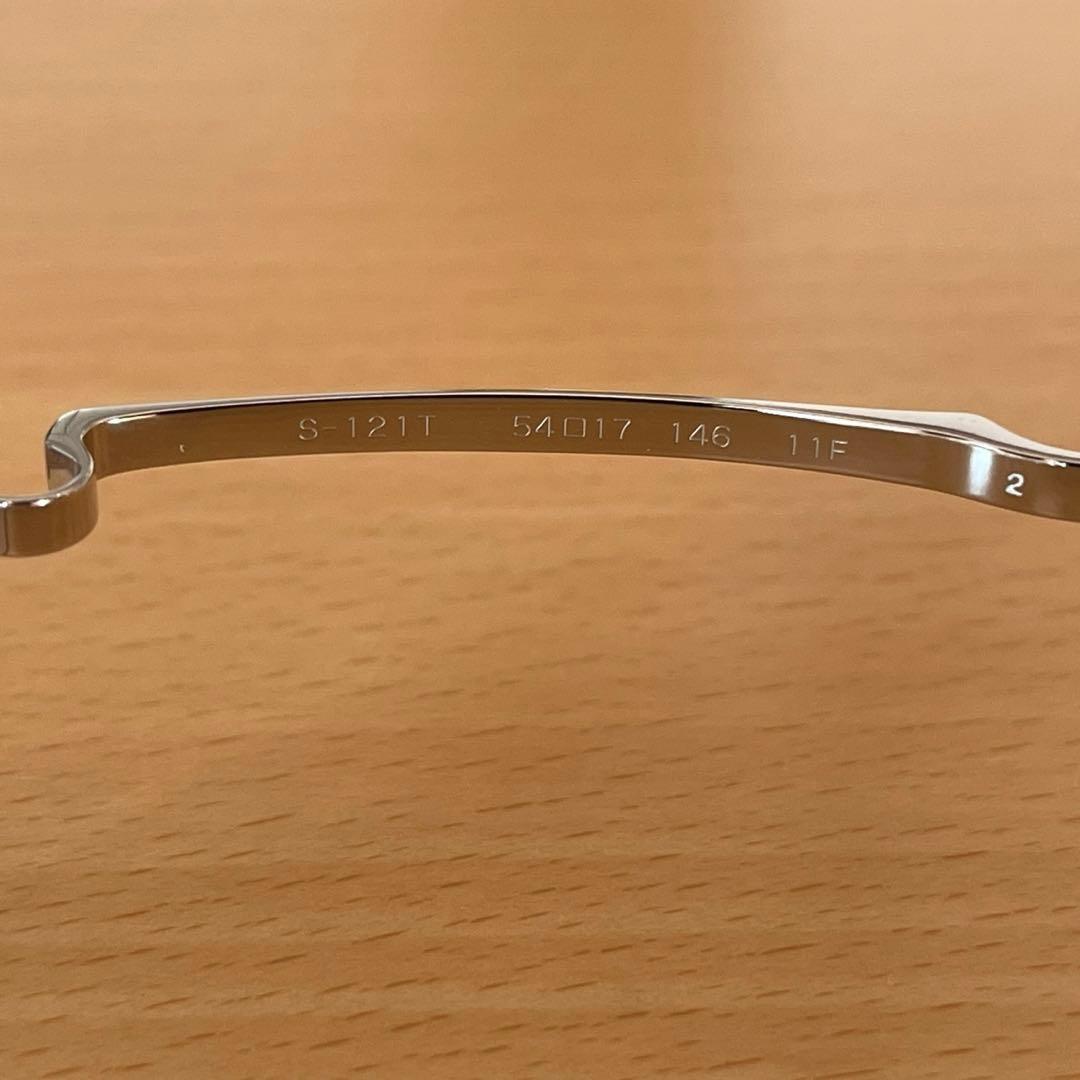 未使用】999.9 S-121T マットシルバー Col.2 純正ケース付き - メルカリ