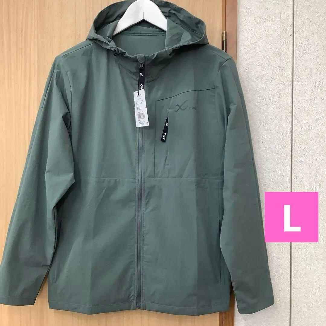 みちょぱ着用　cw-x レディース　はっ水　ジャケット　アウター　L サイズ WOMEN】 CW-X トップス ジャケット 長袖 はっ水(本体) UVカット率90