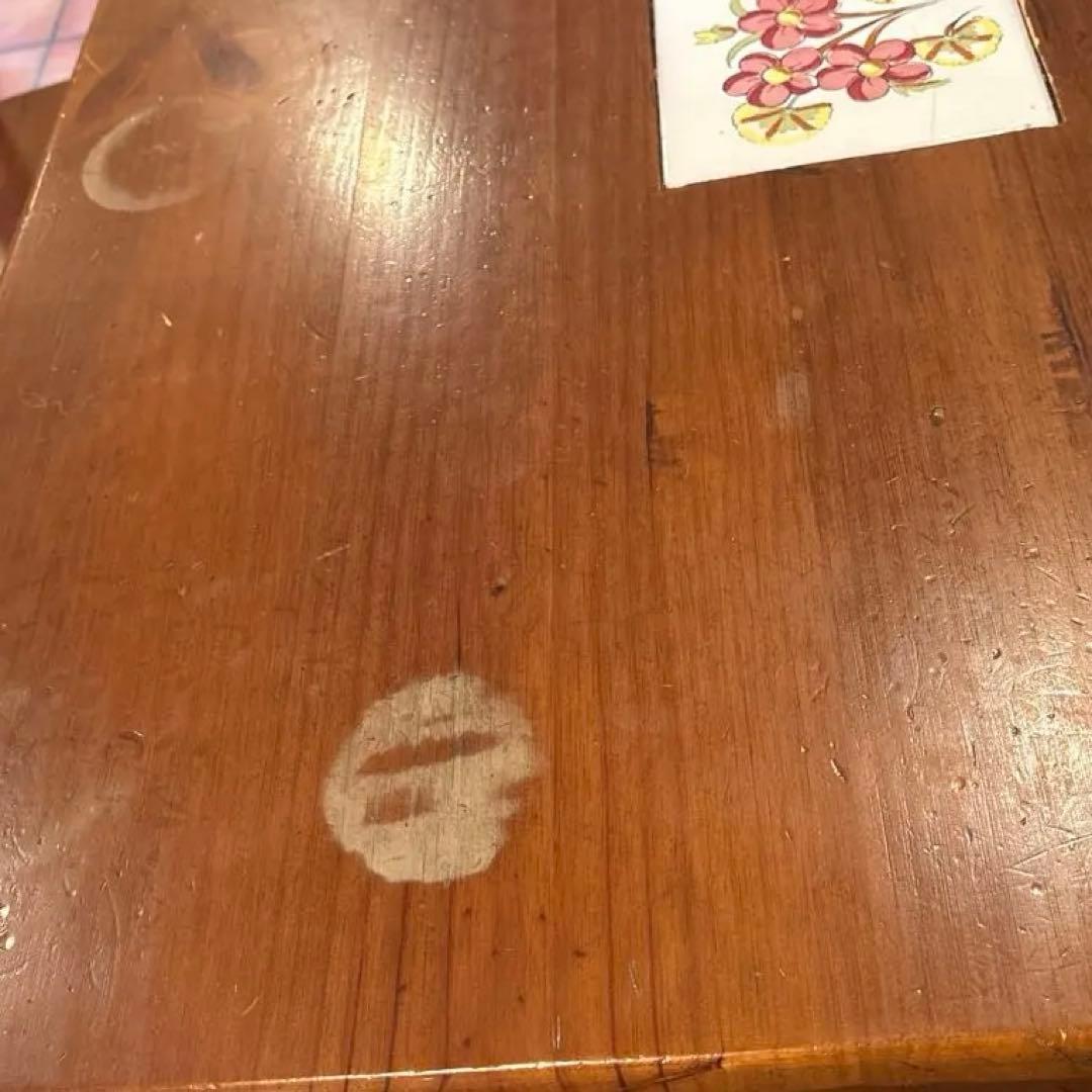 格安】アクタス取扱 スペイン タイル ダイニングテーブル 食卓