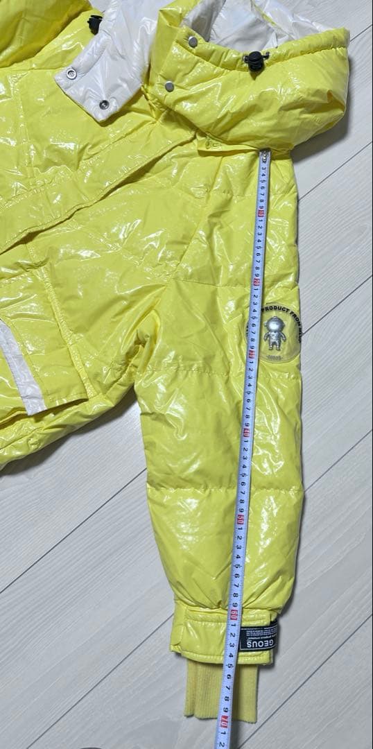 ✓安売り26日までの期間限定✓フード付き ホワイトダックダウン 黄色 M