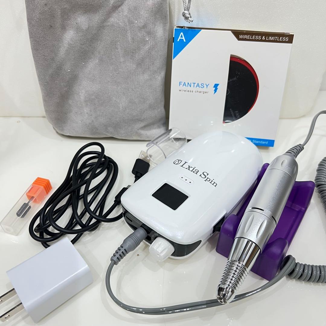 Lxia Spin レクシア　スピン　ネイルマシン　ワイヤレス充電可能 Lxia spin レクシアスピン ネイルマシーン ワイヤレス - メルカリ