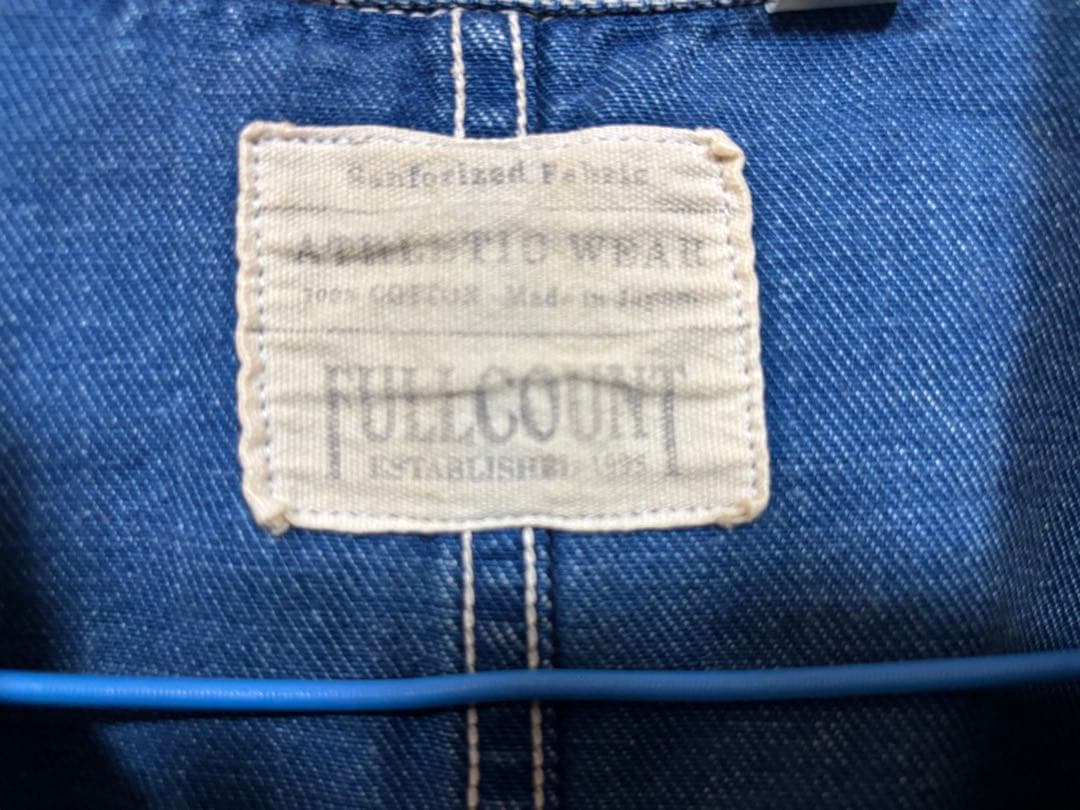 フルカウント インディゴウォバッシュチョアジャケット 加工モデル