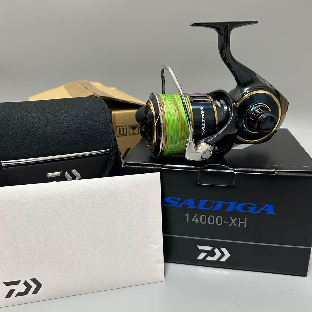 超美品25SALTIGAソルティガ 14000-XHアースフィールドチューン済み DAIWA（ダイワ） 25 ソルティガ 14000-XH (2025年モデル) スピニング