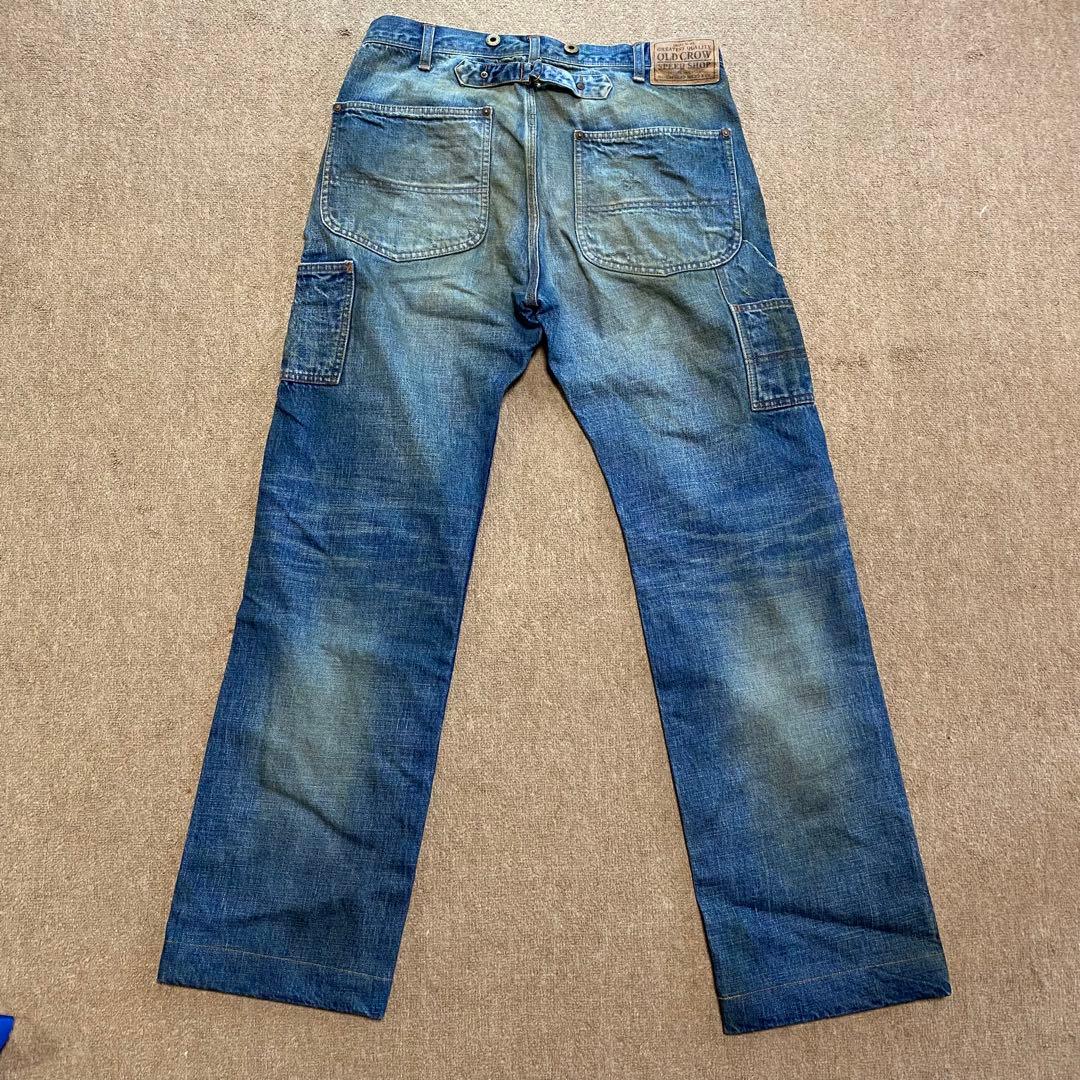 オールドクロウ OLD CROW Old Painter Denim Pants - メルカリ