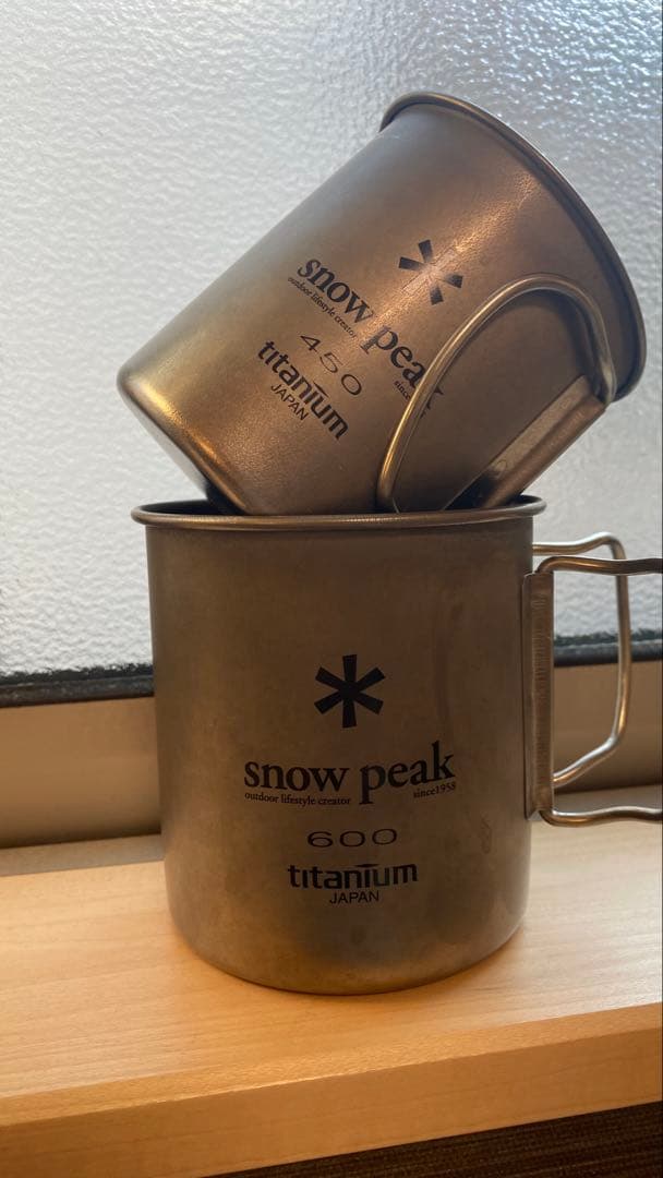 Snow peak本社5周年限定】チタンシングルマグ 【雪峰祭2017 鯛】