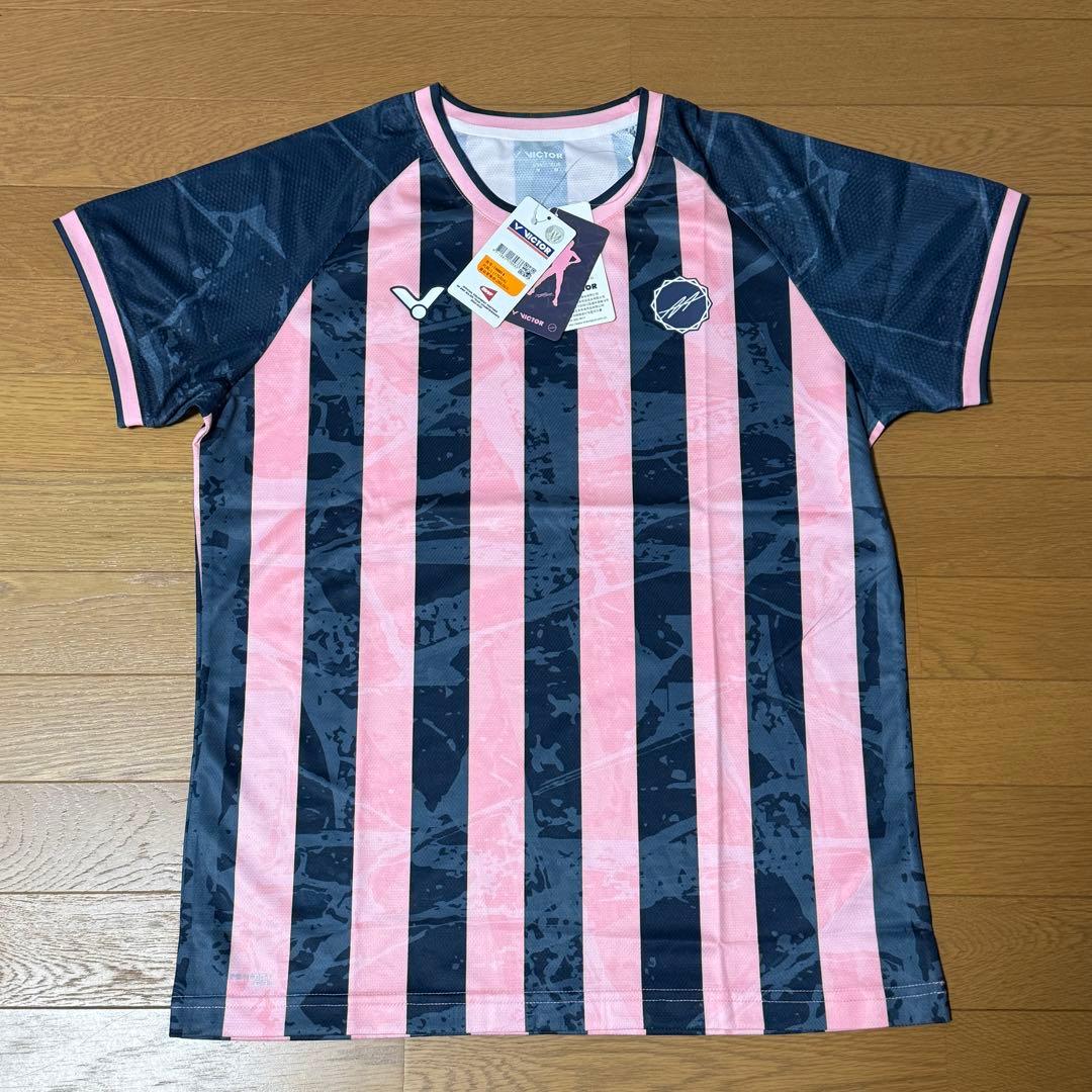 ビクター バドミントン Tシャツ サイズL アントンセンモデル - メルカリ