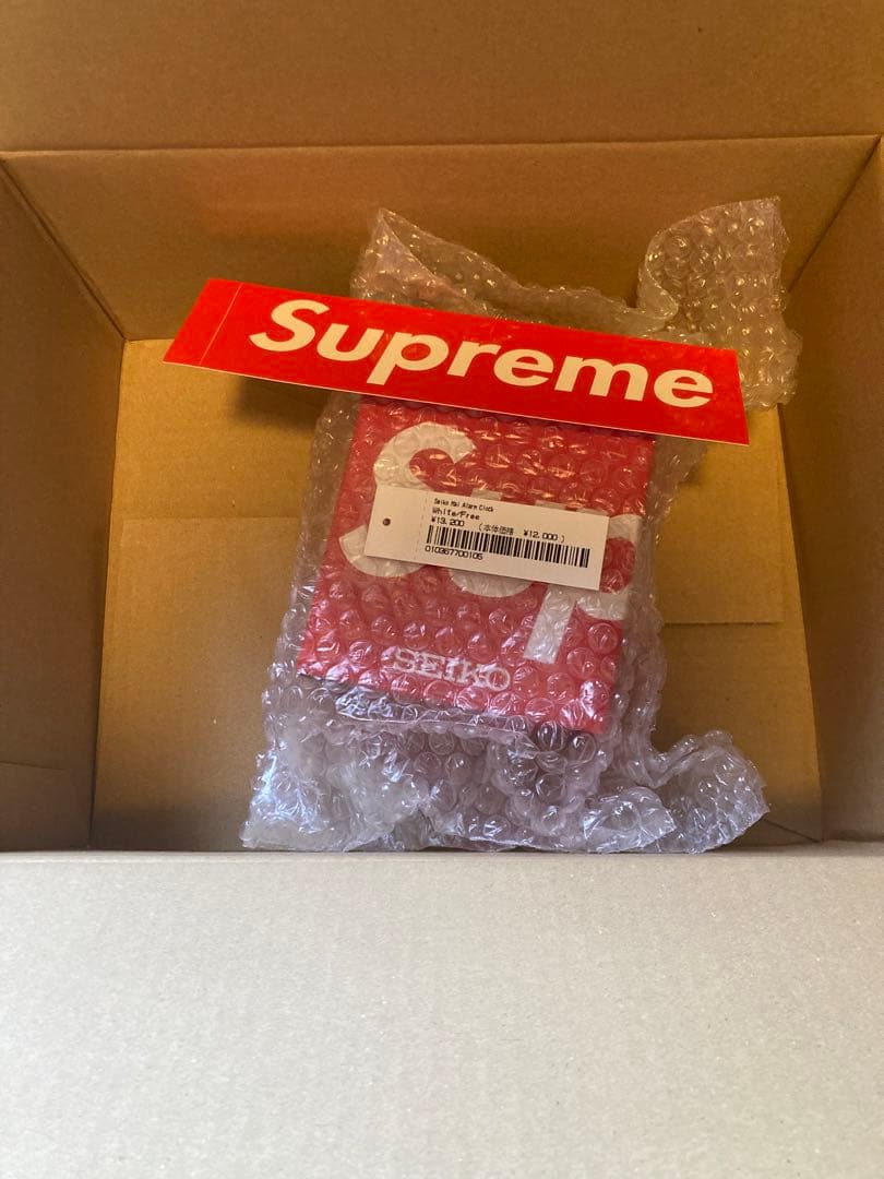 インテリア時計 Supreme x Seiko Mai Alarm Clock \"White\"