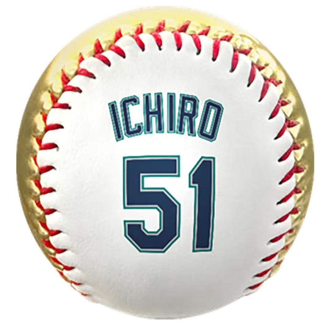 イチロー MLB Rawlings 公式球 野球殿堂&永久欠番 2個 神戸智弁 イチロー