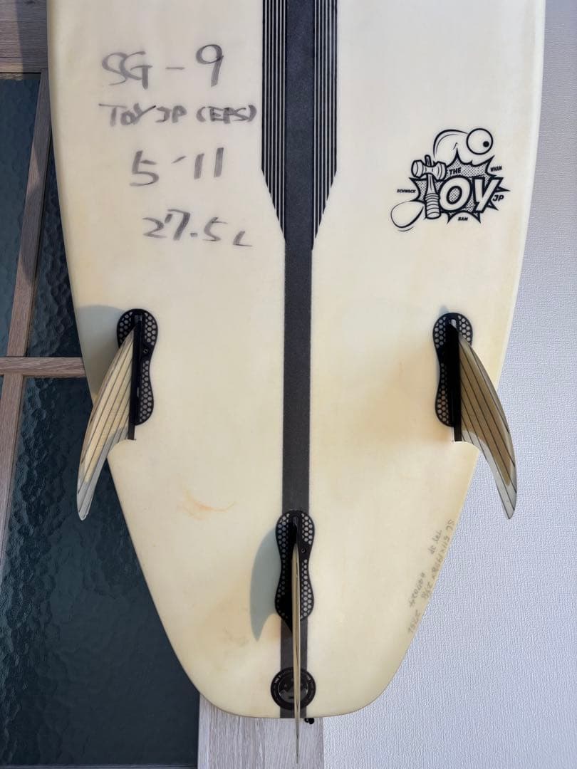 ブルー様専用 スーパーブランド TOY JP 5′11 27.5ℓフィン付属無