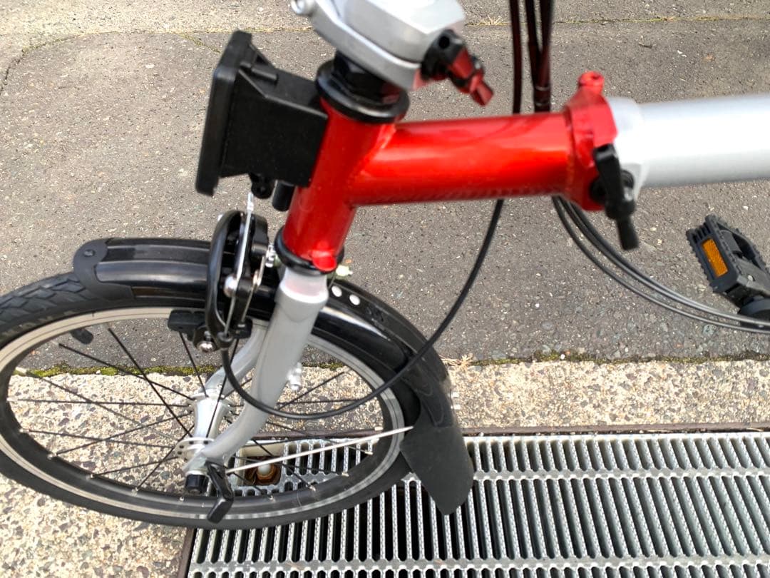 美品】未使用品 即乘 折り畳み転車 EIGHT ミニベロSRF3 内3速 16