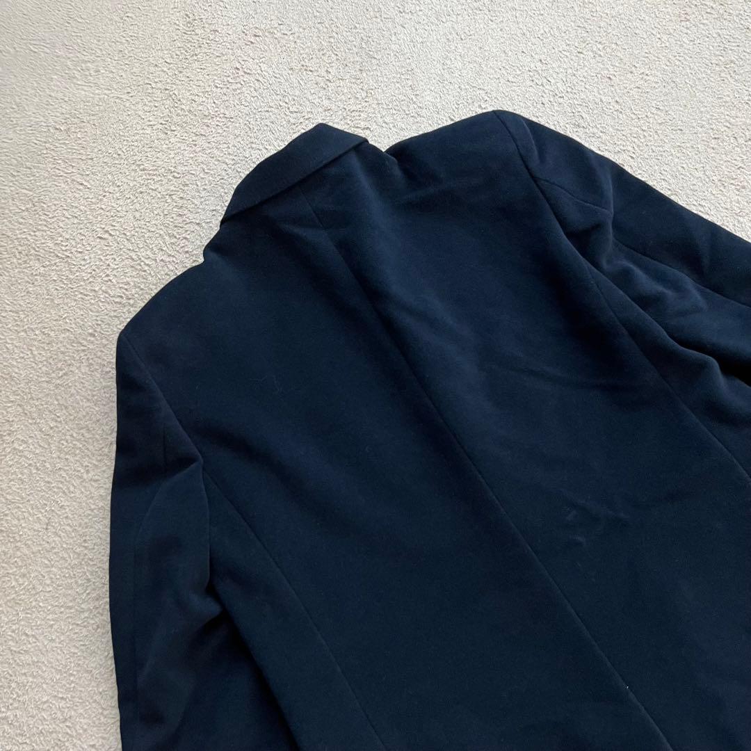 イヴサンローラン チェスターコート アンゴラ ウール ネイビー 日本製