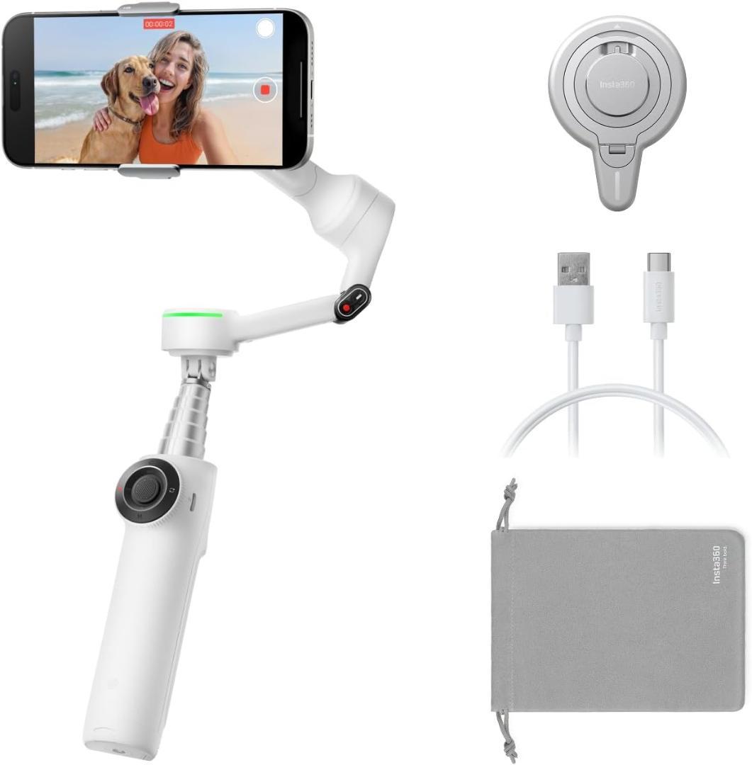 Insta360 Flow 2 Pro 折りたたみ式・ジンバル　美品 52813-56-