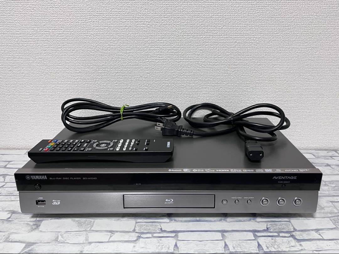 リモコン付　ヤマハ　SACD/ブルーレイプレイヤー　BD-A1040 ヤマハ | BD-A1040 - ブルーレイディスクプレーヤー - 仕様