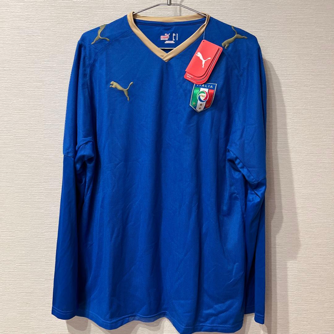 08-10 イタリア代表（H）長袖　未使用 adidas イタリア代表 ティロ26 トレーニングトップ QF027 JZ9380 代表