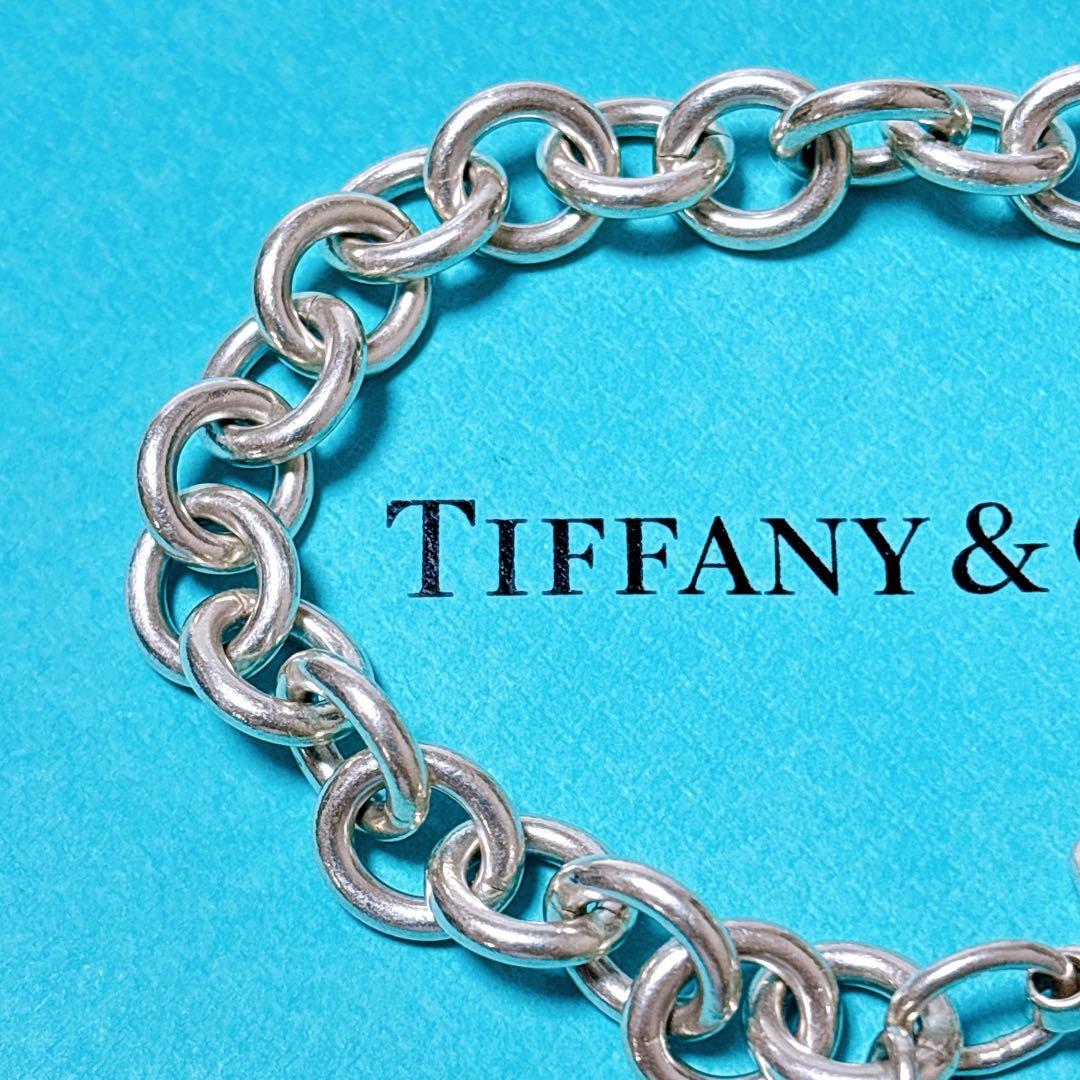 【美品】19.5cm ティファニー ハートタグ ブレスレット シルバー925
