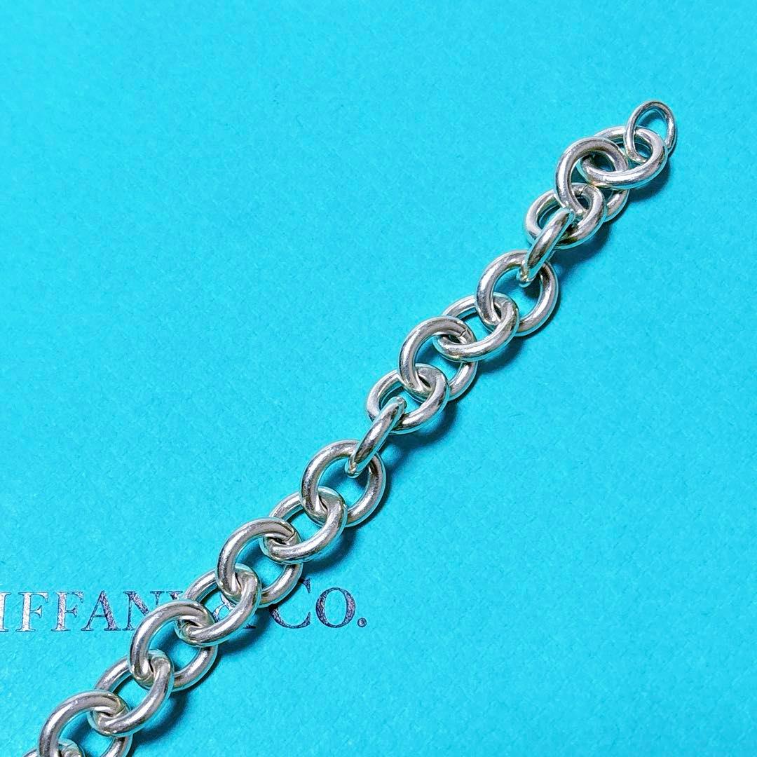 【美品】19.5cm ティファニー ハートタグ ブレスレット シルバー925