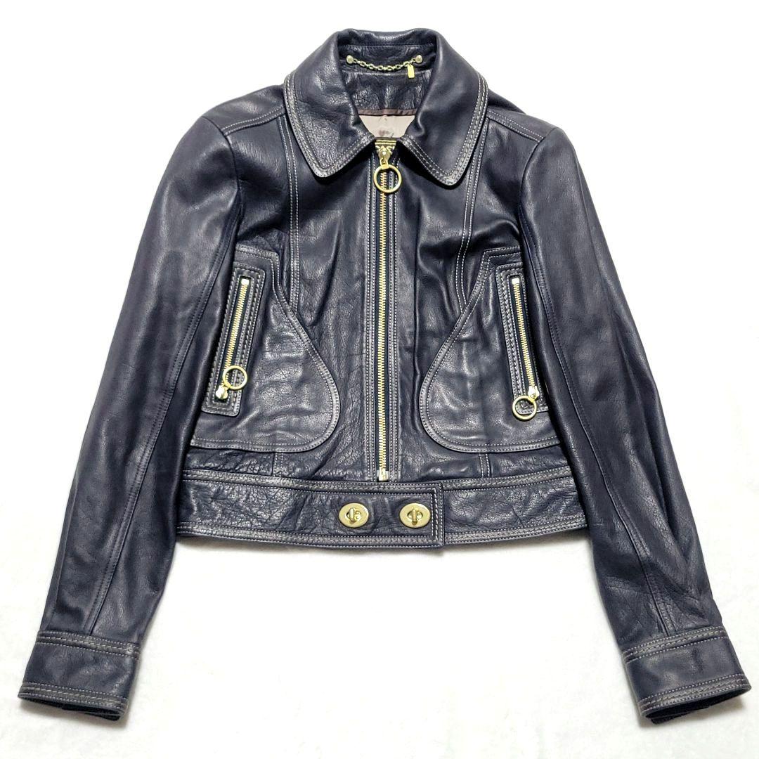 こいあたまか】さん専用✨コーチ レザージャケット 羊革 シングル