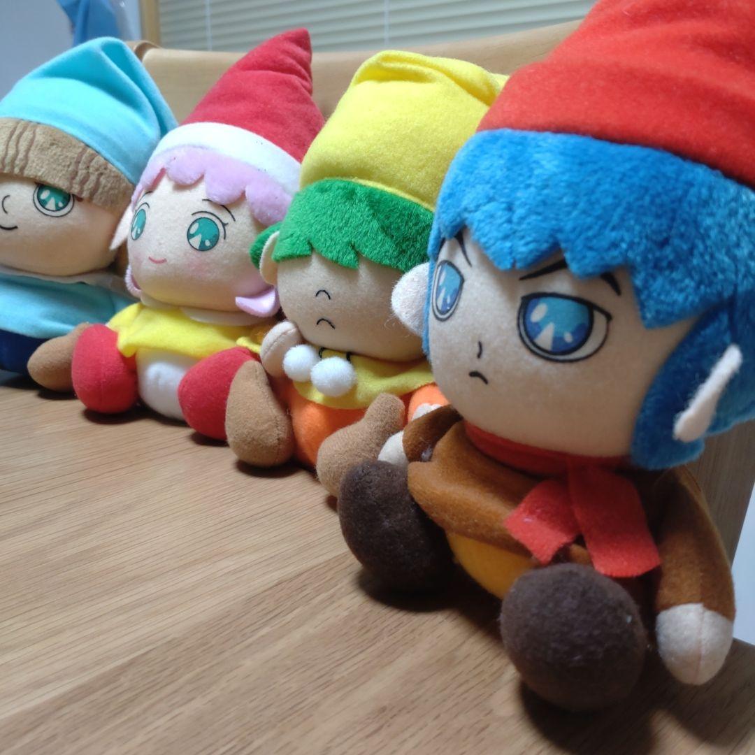 超希少・当時物】とんがり帽子のメモル ぬいぐるみ 4種 タグ付 1993年