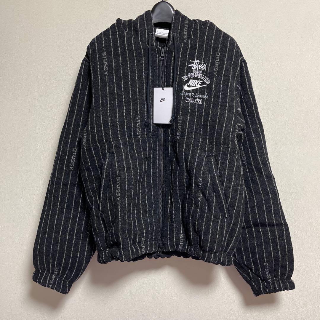新品☆Stussy x Nike Striped Wool Jacket - メルカリ