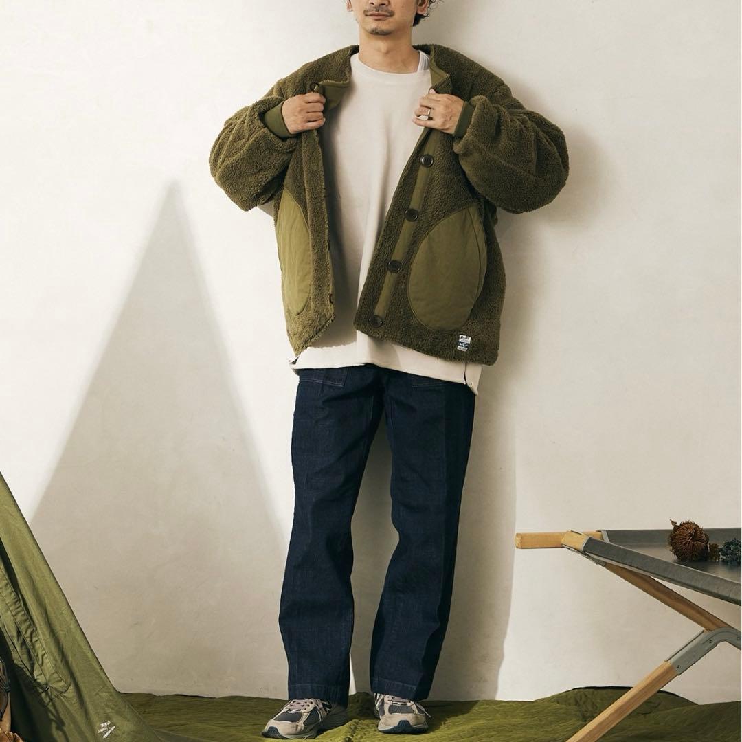 子*鉄様 ARMY TWILL/アーミーツイル 別注 リバーシブル ノーカラーブ