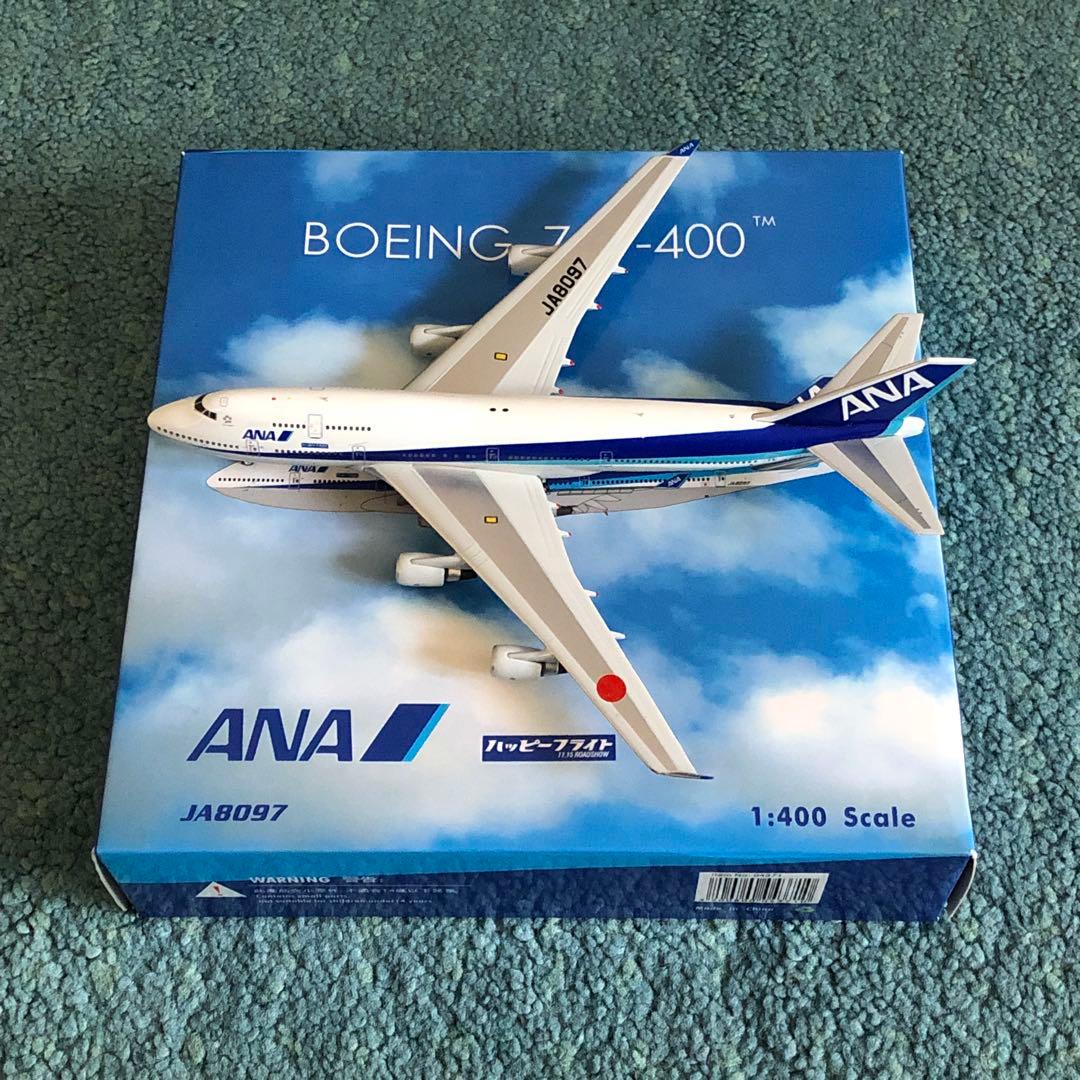 ANA 747-400 ハッピーフライト 全日空 ボーイング Ph 1:400 ANA 747-400 ハッピーフライト 全日空 ボーイング Ph 1:400 - メルカリ