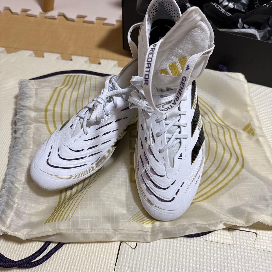 【超美品最終価格】新品 プレデター エリート FT AG 27cm アディダス adidas アディダス プレデター ELITE FT AG(ホワイト×ブラック