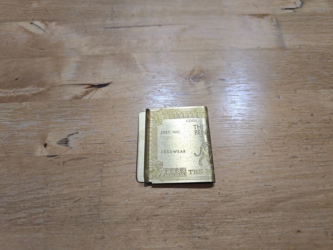 THE H.W.DOG&CO. マネークリップ ゴールド