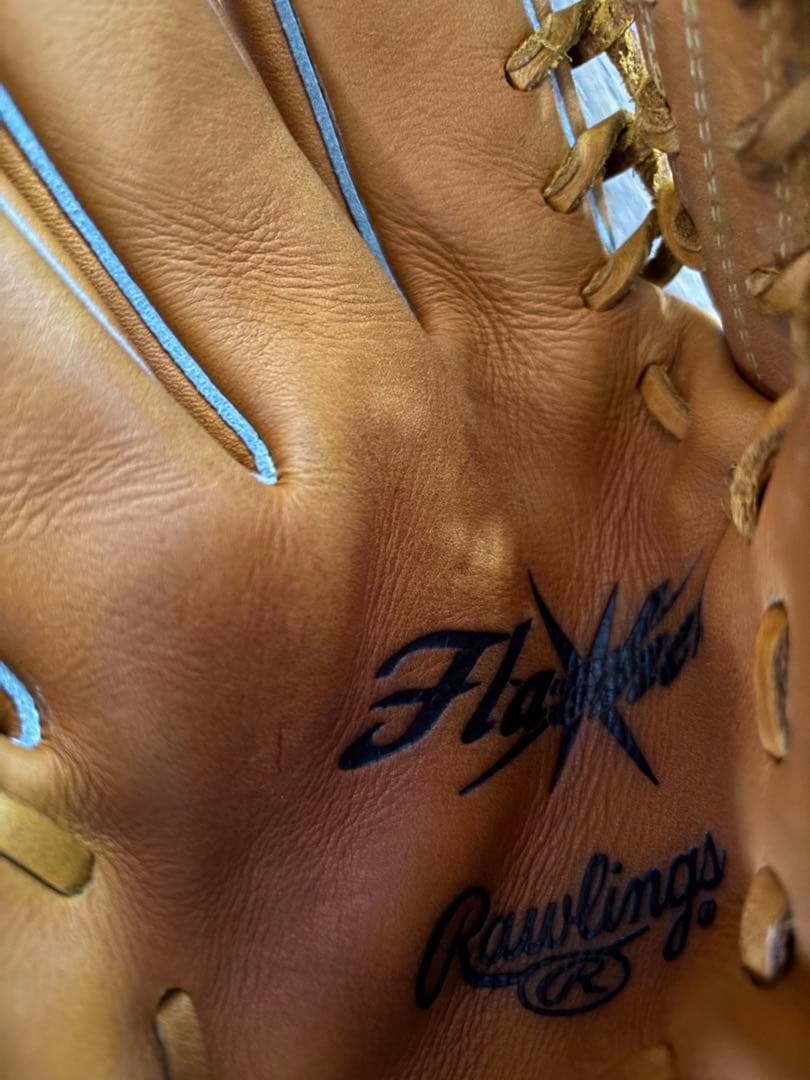 最終値下げ！ほぼ未使用 左投げ用Rawlings 硬式グローブ - グローブ