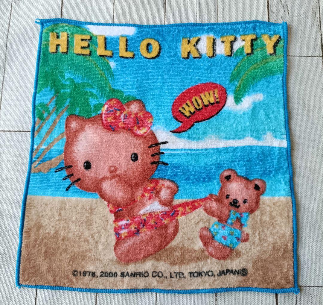 サンリオ 日焼け ハローキティ プチタオル 希少 2000年 - メルカリ