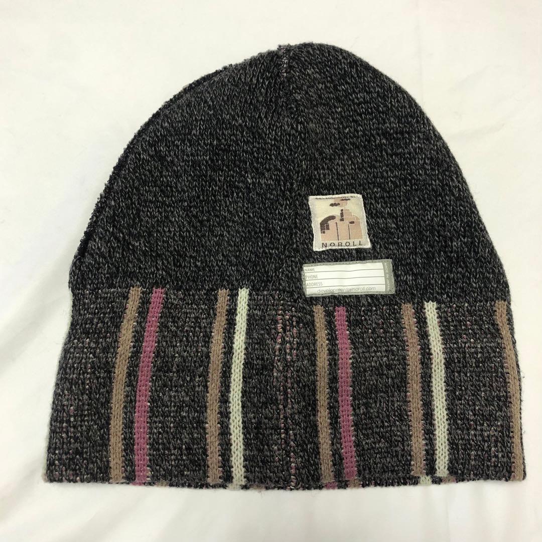 希少 美品 完売品 NOROLL WASHBLE STRIPE BEANIE O