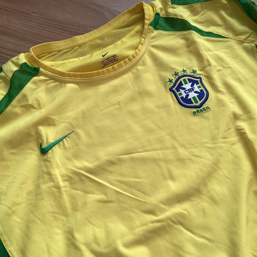 選手支給モデル ブラジル代表】日韓W杯2002年 ユニ 選手支給モデル