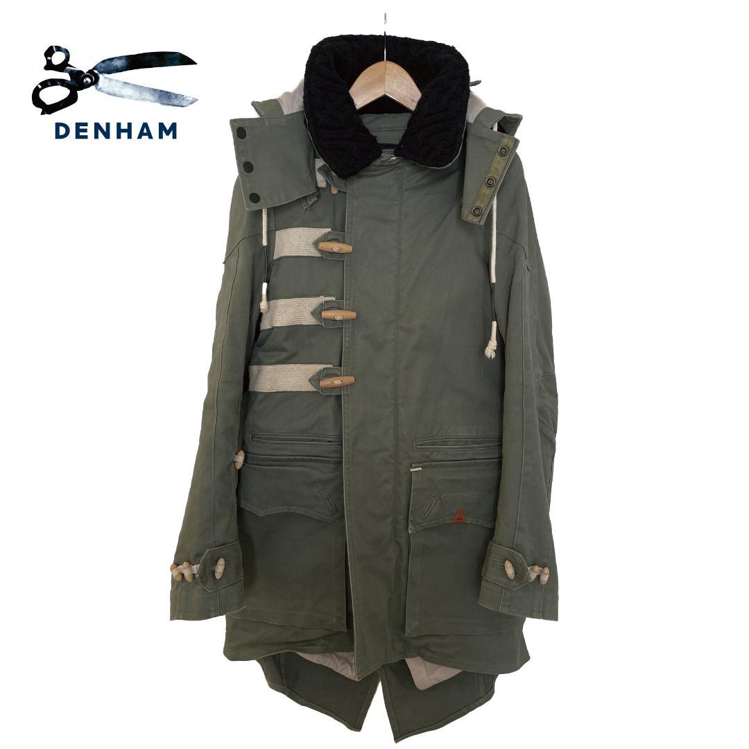【値下げ】DENHAM　WINTER ARMY COAT ミリタリー　デンハム 中古・古着通販】Denham (デンハム) WINTER ARMY COAT ブラック サイズ