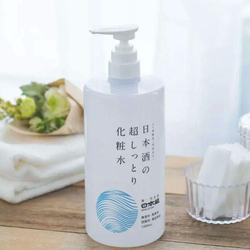 【新品未使用】日本盛 日本酒の超しっとり化粧水（1000mL）《15本セット》